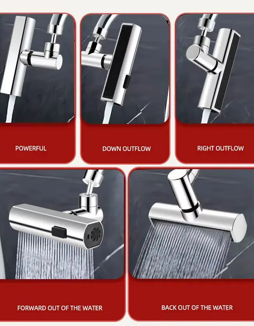 Load image into Gallery viewer, Waterfall Swivel Faucet Nozzle – 3 Modes of Pure Convenience
