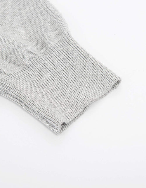 Load image into Gallery viewer, Men'S Casual Full Zip Cardigan Sweater Slim Fit Stand Collar Sweater Jacket
